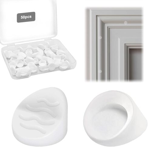 Silicone Door Screw Hole Plugs, Screw Hole Plugs for Entry Door, Diameter 1/4" x 5/16", Compatible with ODL/Western Reflection Frame, 100pcs in Kuwait