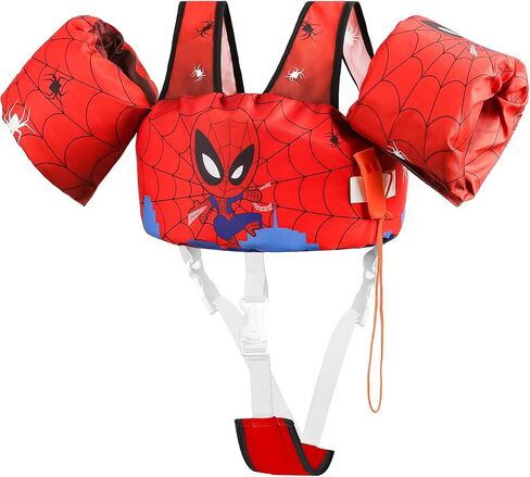 سترة سباحة للأطفال الصغار تطفو بوزن 22-66 كجم للأولاد والبنات، سترة سباحة للأطفال مع حزام كتف وأجنحة ذراع Coss Blet in Kuwait