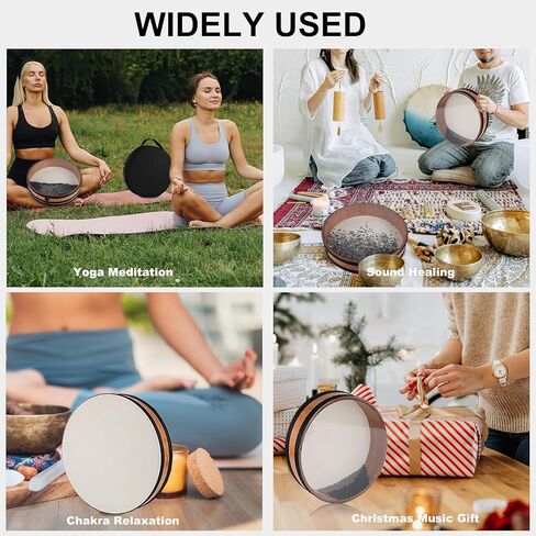 Ocean Drum 16 inch + Stream Water Drum 10 inch Meditation instrument Kit in Kuwait