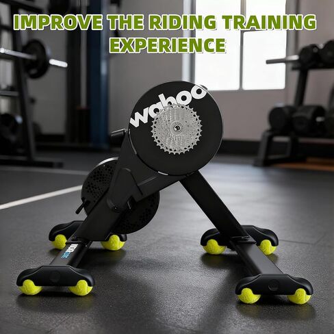 4 عبوات من أقدام كرات التنس لـ Wahoo KICKR CORE 2 (موديل 2025) مع 8 كرات تنس، للمدربين الأذكياء لركوب الدراجات في الأماكن المغلقة لجعل ركوب الدراجة أكثر راحة in Kuwait