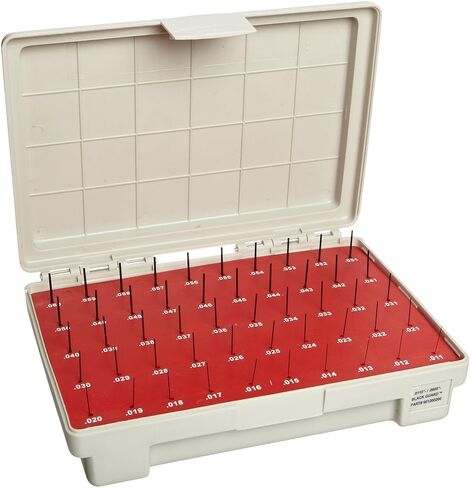 Vermont Gage Steel No-Go Pin Gage Set, Black Oxide, Tolerance Class ZZ, 0.5010 - 0.6250" Gage Diameter (Set of 125) in Saudi Arabia