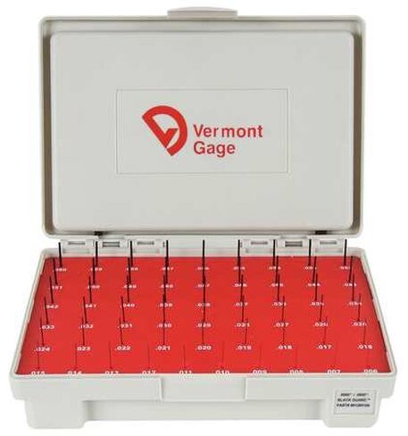 Pin Gage Set, Minus, 0.006-0.060 In, Black in Saudi Arabia