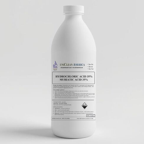 Acids Liquids I Hydrochloric - Muriatic - Nitric - Phosphoric - Hydrofloric - Glycolic - Acetic - Citric I Liquids Size : 32 fl oz (NITRICS 65-32 FL OZ) in Saudi Arabia