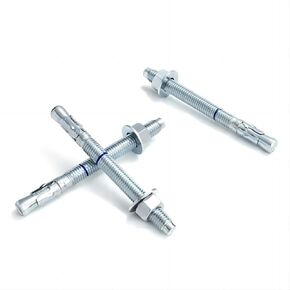 1/2" x 5-1/2" Concrete Anchors (100 Pack) 1/2 inch Wedge Anchors Bolts Zinc Plated in Kuwait