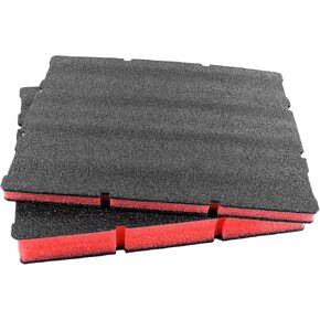 2 Pack Foam Inserts Compatible with 8442 Series Drawer Tool Box, Replacement for 8452, 25mm and 60mm Red & Black Foam Inserts in Kuwait