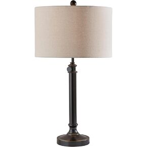 Adesso Home SL1165-26 Table Lamp from Barton Collection 15.00 inches, Bronze in Kuwait