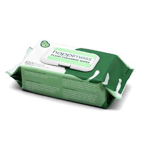 مناديل تنظيف نباتية WPE1000A من هابيميس، تنظف وتلمع أوراق النباتات المنزلية بلطف، مزيل الغبار مع الصبار وزبدة الشيا والبابونج، 100 قطعة in Kuwait