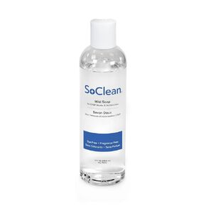 SoClean Mild Soap for CPAP Masks & Accessories | Fragrance-Free | Dye-Free | Compatible with all Washable CPAP Accessories | 8 Ounce Bottle with Easy-Dispensing Disc Cap in Kuwait