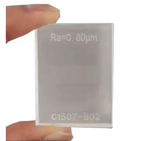 RA 0.8μm موجة مربعة خطوط متعددة محفورة معيار معايرة الخشونة عينة كتلة معايرة خشونة السطح in Kuwait