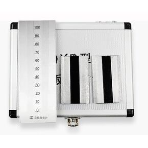 Grindometer Double-Channel Grind Gauge with Double Channel Scale Range 0-100μm Indexing Value 5μm Inclination of Groove 1:1000 GB/T1724-93 Standard in Kuwait