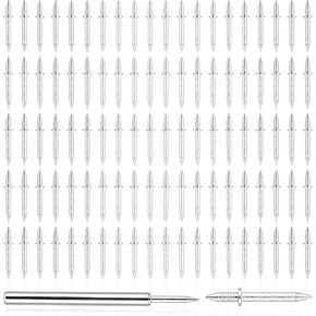 100pcs Double Head Skirting Nails, Invisible Headed Seamless Baseboard Screws with Sleeve Tool No-Mark Fasteners Seamless Skirting Sided Finishing Nails for Solid Wood Trim (Double Thread) in Kuwait
