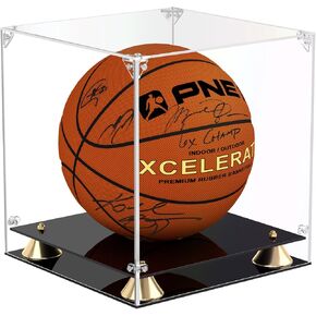 حافظة عرض القبعة، صندوق عرض قبعة بيسبول من الأكريليك الشفاف مع قاعدة مزدوجة الطبقة، واجهة عرض ذاتية التجميع لقبعة البيسبول، سناب باك، خوذة صغيرة، حماية من الأشعة فوق البنفسجية للتذكارات الموقعة in Kuwait