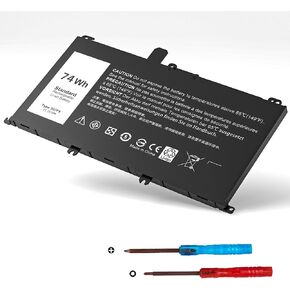 33ydh بطارية الكمبيوتر المحمول لـ Dell Lnspiron 17 7000 7779 7778 7786 7773 15 7577 G3 3579 3779 G5 5587 G7 7588 Latitude 13 3380 14 3490 15 3590 56WH in Kuwait