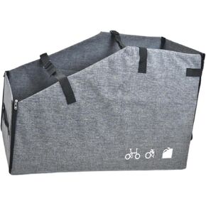 حقيبة سفر للدراجة، حقيبة حماية للسفر، حقيبة تخزين قابلة للطي للهالوين، رمادي in Kuwait