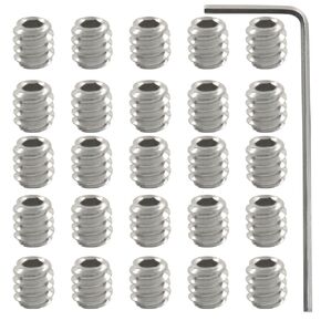 25 قطعة من براغي مجموعة مقابس سداسية من الفولاذ المقاوم للصدأ مقاس 4-40 × 1/8 بوصة، براغي مجموعة مقابس سداسية من الفولاذ المقاوم للصدأ بنقطة كأس فضية in Kuwait