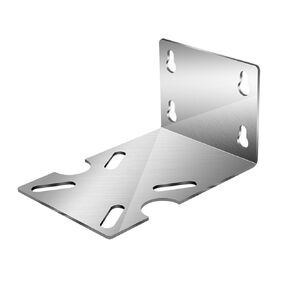 دعامة فلتر مياه عالمية من الفولاذ المقاوم للصدأ لغطاء نظام RO مقاس 10 بوصة و20 بوصة، دعامة تثبيت على الحائط شديدة التحمل (عبوة واحدة) in Kuwait