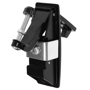 Compression Latch Lock for Industrial Equipment Cabinet Door, Zinc Alloy Adjustable Lever, Black Button Type, Door Latch Replacement Accessory for Machinery Enclosures in Kuwait