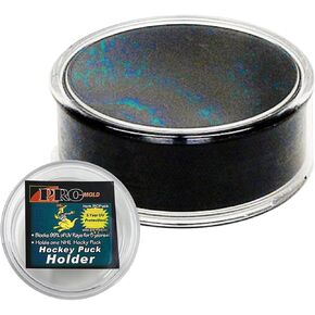 2 Pack - Round Hockey Puck Holder | Clear Stackable Display Tube Case in Kuwait