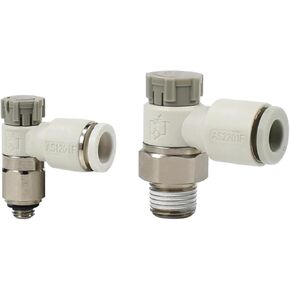 Elbow connector AS1201F Flow control valve pneumatic connector AS2201-M5-04A/AS3201F-03-12SA(AS1201F-M5-04A) in Saudi Arabia