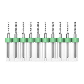 Twist Drill Bits,Metal Bit,PCB Tungsten Carbide Rotary Tool Jewelry CNC Engraving Print Circuit Board Micro 10Pcs(Diameter 1.75mm) in Kuwait