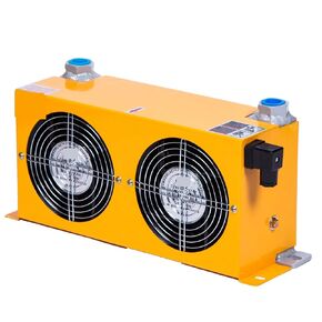 AH0608TL 60L Hydraulic Mini Air Cooler Air-Cooled Oil Radiator Plate Heat Exchanger with Electric Fan Efficient Shock Absorption(DC12) in Kuwait