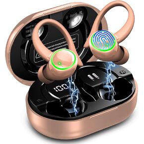 Wireless Earbuds, Bluetooth 5.4 Headphones Sport with ENC Noise Cancelling Mic, Lavender in Kuwait