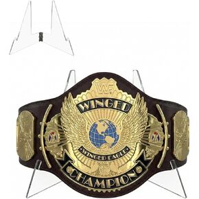 حامل عرض حزام البطولة، حامل أكريليك ممتاز 5 مم لأحزمة المصارعة والبطولة، متوافق مع العناوين المقلدة، عرض سطح الطاولة الشفاف الكريستالي in Kuwait