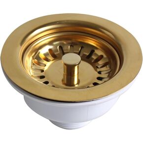 UYNAIT حوض 114 فولاذ كروي لتصريف الأطباق ذهبي اللون فاخر PVD ملحق XK223C034 in Kuwait