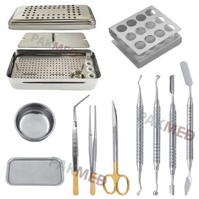 New Dental Implant PRF Box and GRF System Platelet Rich Fibrin with Graft Packers and Forceps Scissor (PAKMED) in Kuwait
