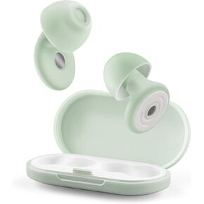 Ear Plugs, Soft Ear Plugs for Sleeping - 30dB Noise Cancelling Reusable Silicone Earplugs, Ultra Comfortable Fit for Studying, Concerts, Travel, 8 Ear Tips-Bean Green in Kuwait
