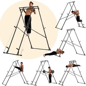 حامل القرفصاء طويل القامة مقاوم للصدأ ومقاوم للصدأ، رف القرفصاء قابل للطي وبرج طاقة ثابت متعدد الوظائف، جهاز تمرين متين للمنزل والجيم وتدريبات القوة ومعدات اللياقة البدنية المحمولة في الأماكن المغلقة والخارجية قائمة بذاتها in Kuwait