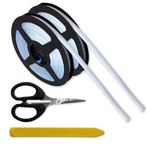 Caulk Tape 0.3" x 40' - White Waterproof Caulking Strip Peel and Stick Tape Roll for Shower Bathtub Bathroom Toilet in Kuwait