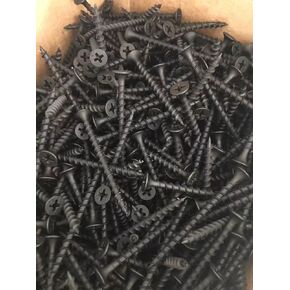 Coarse Thread Drywall Screws #6 x 2 inch (10LB) .Thread Sharp Point Drywall Screw with Phillips Drive #2 Bugle Head, Black, Ideal Screw for Drywall Sheetrock, Wood and More. in Kuwait