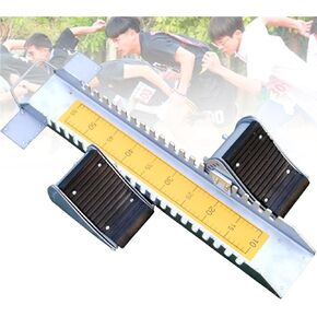 Sprint Starting Blocks: Aluminum Alloy Pedals for Easy Installation & Versatile Use on Cinder Tracks and Grass in Saudi Arabia