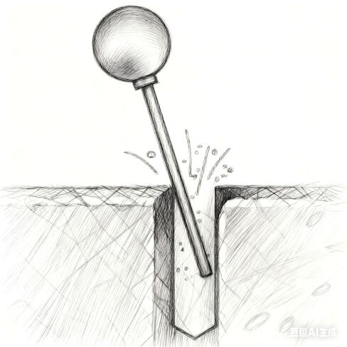 SANTIE 1/2" x 5-1/2" Galvanized Hex Head Concrete Wedge Anchors - 25-Pack in Kuwait