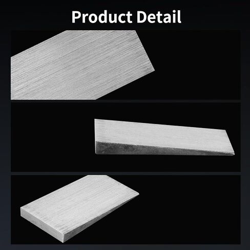 10 Pcs Metal Wedge Shims, Steel Flange Wedge, 4'' X 2'' Triangle Welding Wedges for Machine,lathes(Silver) in Kuwait
