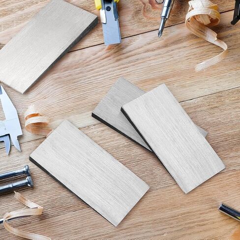 10 Pcs Metal Wedge Shims, Steel Flange Wedge, 4'' X 2'' Triangle Welding Wedges for Machine,lathes(Silver) in Kuwait