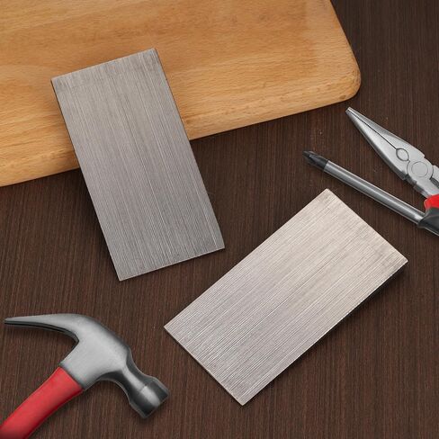 10 Pcs Metal Wedge Shims, Steel Flange Wedge, 4'' X 2'' Triangle Welding Wedges for Machine,lathes(Silver) in Kuwait