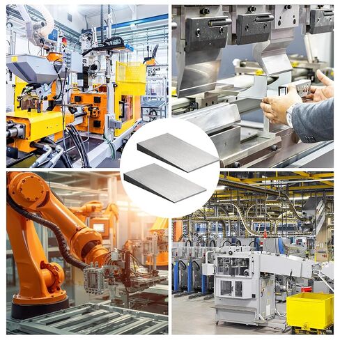 10 Pcs Metal Wedge Shims, Steel Flange Wedge, 4'' X 2'' Triangle Welding Wedges for Machine,lathes(Silver) in Kuwait
