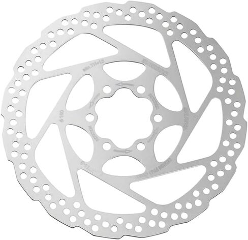 SHIMANO SM-RT56-SP DISC ROTOR 160mm 6-BOLT ROTOR SILVER in Saudi Arabia