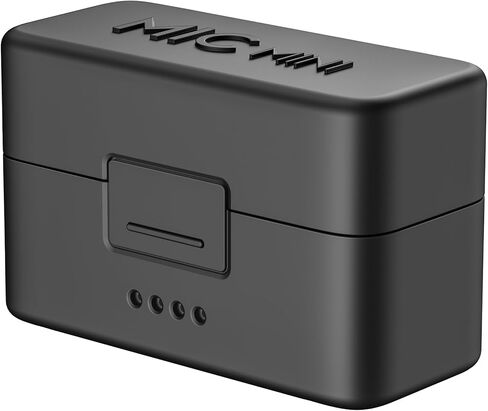 حقيبة حمل متوافقة مع DJI Mic Mini، حافظة حماية صلبة مقاومة للماء من السيليكون للسفر لميكروفون DJI Mic Mini - أسود in Kuwait