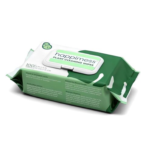 مناديل تنظيف نباتية WPE1000A من هابيميس، تنظف وتلمع أوراق النباتات المنزلية بلطف، مزيل الغبار مع الصبار وزبدة الشيا والبابونج، 100 قطعة in Kuwait
