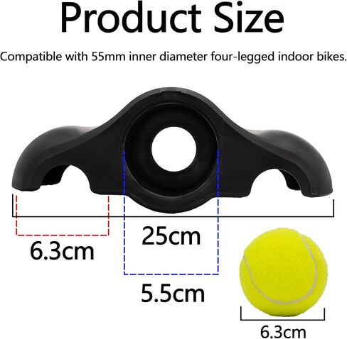 محول أقدام الروك المفاجئة لركوب الدراجات في الأماكن المغلقة من أجل Wahoo Kickr Core 1، 4 محولات مع 8 كرات تنس، ثبات، مرونة معززة in Kuwait