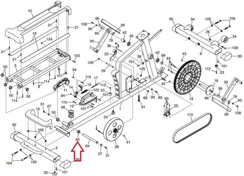 Icon Health & Fitness, Inc. Axle Frame Bushing 237616 Works with NordicTrack FreeMotion HealthRider Reebok Elliptical in Kuwait