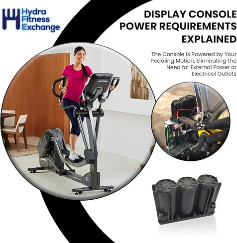 H.F Exchange Rechargeable Battery Pack - Sealed Lead Acid 6v Battery - Long-Lasting Power in Exercise Equipment - Battery for Bike and Elliptical - Deep Cycle Backup Works with Life Fitness in Kuwait