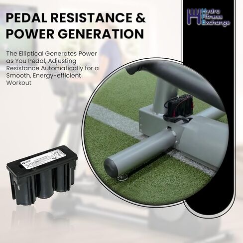 H.F Exchange Rechargeable Battery Pack - Sealed Lead Acid 6v Battery - Long-Lasting Power in Exercise Equipment - Battery for Bike and Elliptical - Deep Cycle Backup Works with Life Fitness in Kuwait