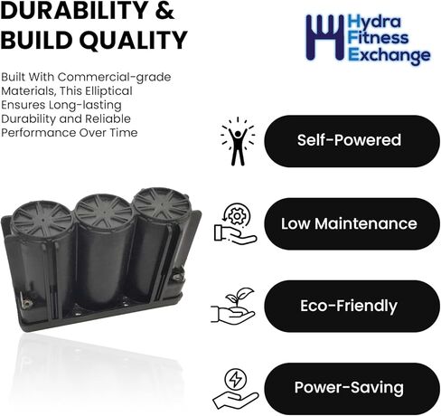 H.F Exchange Rechargeable Battery Pack - Sealed Lead Acid 6v Battery - Long-Lasting Power in Exercise Equipment - Battery for Bike and Elliptical - Deep Cycle Backup Works with Life Fitness in Kuwait