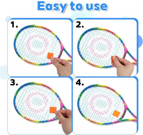 6pcs Tennis Vibration Dampener, 2.3 Inch Square Silicone Tennis Racquet Dampeners Racket String Shock Absorber in Saudi Arabia