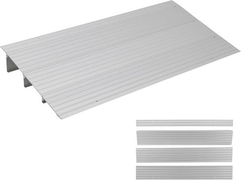 منحدرات عتبة للمداخل، منحدر ألومنيوم مرتفع 3 بوصات، منحدر باب أمامي بسعة 700 رطل لأجهزة التنقل بالكراسي المتحركة، والدراجات، وعربات الأطفال in Kuwait