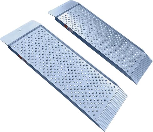 Dual Runner Shed Ramps with Punch Plate Surface & 1,500 lbs. Weight Capacity - 12" Wide, 3' Long (Sold in Pairs) in Saudi Arabia